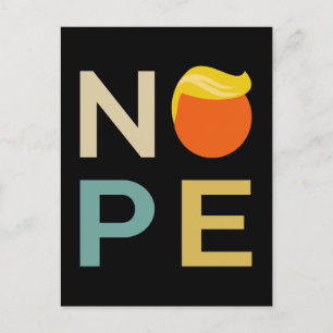 Anti-Trump - Nope Edition III Briefkaart