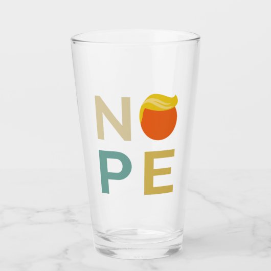 Anti-Trump - Nope Edition III Glas (Voorkant)