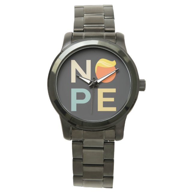 Anti-Trump - Nope Edition III Horloge (Voorkant)