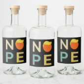 Anti-Trump - Nope Edition III Likeurfles Etiket (Flessen)