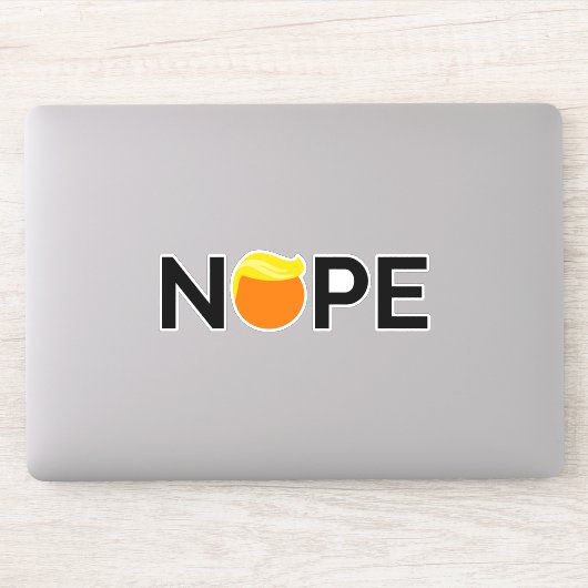 Anti-Trump - Nope Edition Sticker (Computer)