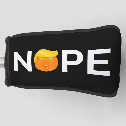 Anti-Trump - Nope Halloween Edition I Golfheadcover (Voorkant)