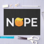 Anti-Trump - Nope Halloween Edition I Tissuepapier (Craft)