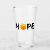 Anti-Trump - Nope Halloween Edition II Glas (Voorkant)