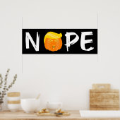 Anti-Trump - Nope Halloween Edition II Poster (Keuken)