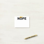 ANTI-TRUMP NOPE POST-IT® NOTES (Op bureau)
