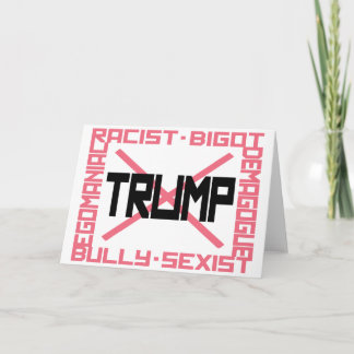 Anti-Trump Note-kaarten Kaart