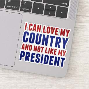 Anti Trump Patriotic niet mijn President-laptop Sticker
