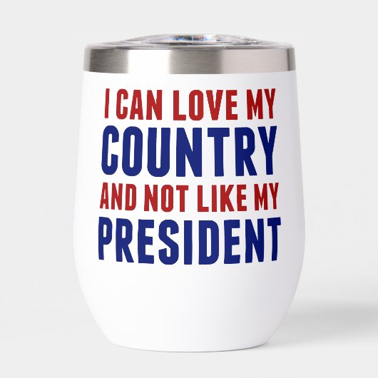 Anti Trump Patriotique Pas Mon Président (Avant)