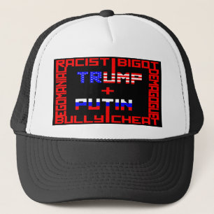 Anti-Trump+Poetin Trucker Pet
