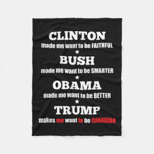 Anti-Trump politiek T-shirt voor onafhankelijken e Fleece Deken