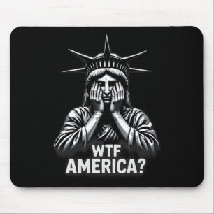 Anti-Trump Politieke en Democratie WTF Amerika Muismat