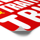 Anti-trump-Poster Poster (Hoek)