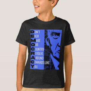 Anti Trump Pro Democratie T-shirt Weersta! Progres