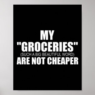 Anti-trump Protest T-shirt - Mijn boodschappen zij Poster