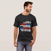 Anti-Trump-protest tegen mensenrechten T-shirt (Voorkant volledig)