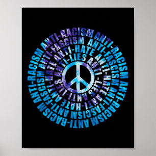 Anti Trump Racisme Fascisme leugens Haat Weerstaan Poster