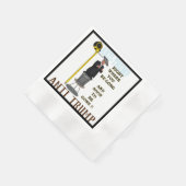 Anti Trump / Rechts waar u lang bent, Servet (Hoek)