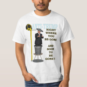 Anti Trump / Rechts waar u lang bent, T-shirt
