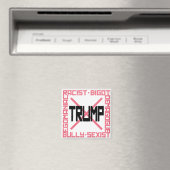 Anti-Trump Roze Magneet (Insitu (Vaatwasser))