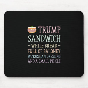 Anti Trump Sandwich Bord Grappig Muismat