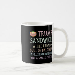 Anti Trump Sandwich teken grappig Koffiemok
