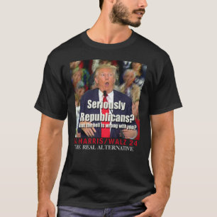 Anti-Trump Serieus Republikeins T-shirt
