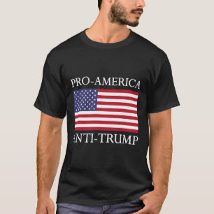 Anti-Trump Shirt - Amerikaanse vlag verzet zich