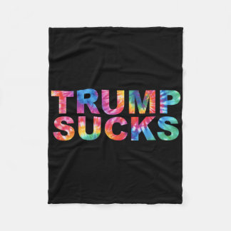 Anti Trump-Shirten Fleece Deken