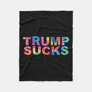 Anti Trump-Shirten Fleece Deken