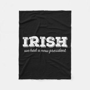 Anti Trump St. Patricks Day Iers Nieuw President Fleece Deken