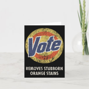 Anti-Trump Stem Wasmiddel Fun  Kaart