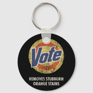 Anti-Trump Stem Wasmiddel Fun Sleutelhanger