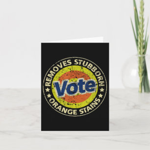 Anti-Trump Stemwasmiddel Grappige geschenken Kaart