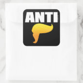 Anti Trump-Sticker Vierkante Sticker (Tas)