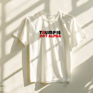 Anti-Trump studentenprotestslogan rood elegant Tri-Blend Shirt