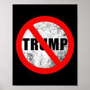 Anti Trump Symbool Verkiezing Cadeau T-shirt Poster