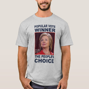 Anti-Trump t-shirt. Hillary Popular Vote winnaar. T-shirt