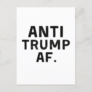 Anti Trump tegen de Amerikaanse democratie Briefkaart