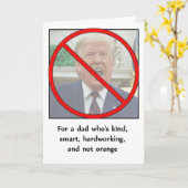 Anti-Trump-Vaderdag Kaart (Gele Bloem)