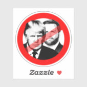 Anti Trump Vance Sticker (Vel)