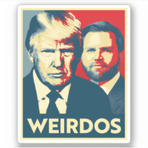 Anti Trump Vance - Weirdos Sticker