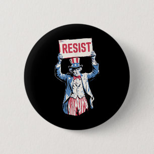 Anti-Trump verzet zich niet tegen mijn President 4 Ronde Button 5,7 Cm