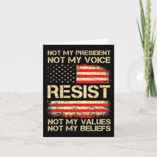 Anti-Trump verzet zich niet tegen mijn President A Kaart