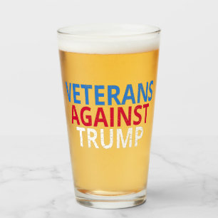 Anti-Trump - Veteranen tegen Trump Glas