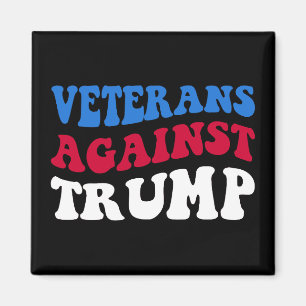 Anti-Trump - Veteranen Tegen Trump II Magneet