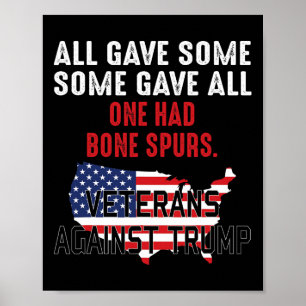 Anti-Trump veteranen tegen Trump Poster
