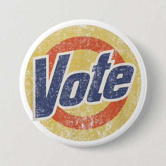 Anti-Trump Vote Detergent Funny Ronde Button 7,6 Cm (Voorkant)