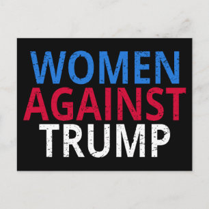 Anti-Trump - Vrouwen tegen Trump Briefkaart