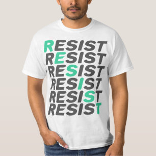 Anti-Trump weerstaan T-shirt